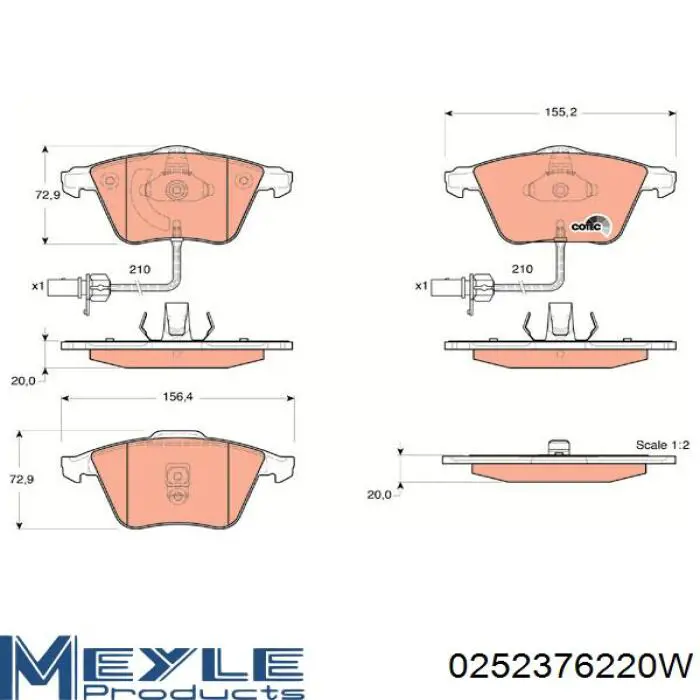Колодки LPR LPR05P1230 цена, от 34.29 USD