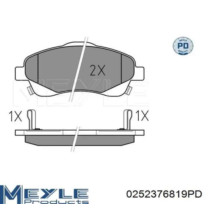 Передние тормозные колодки 71243BAAP Aplus