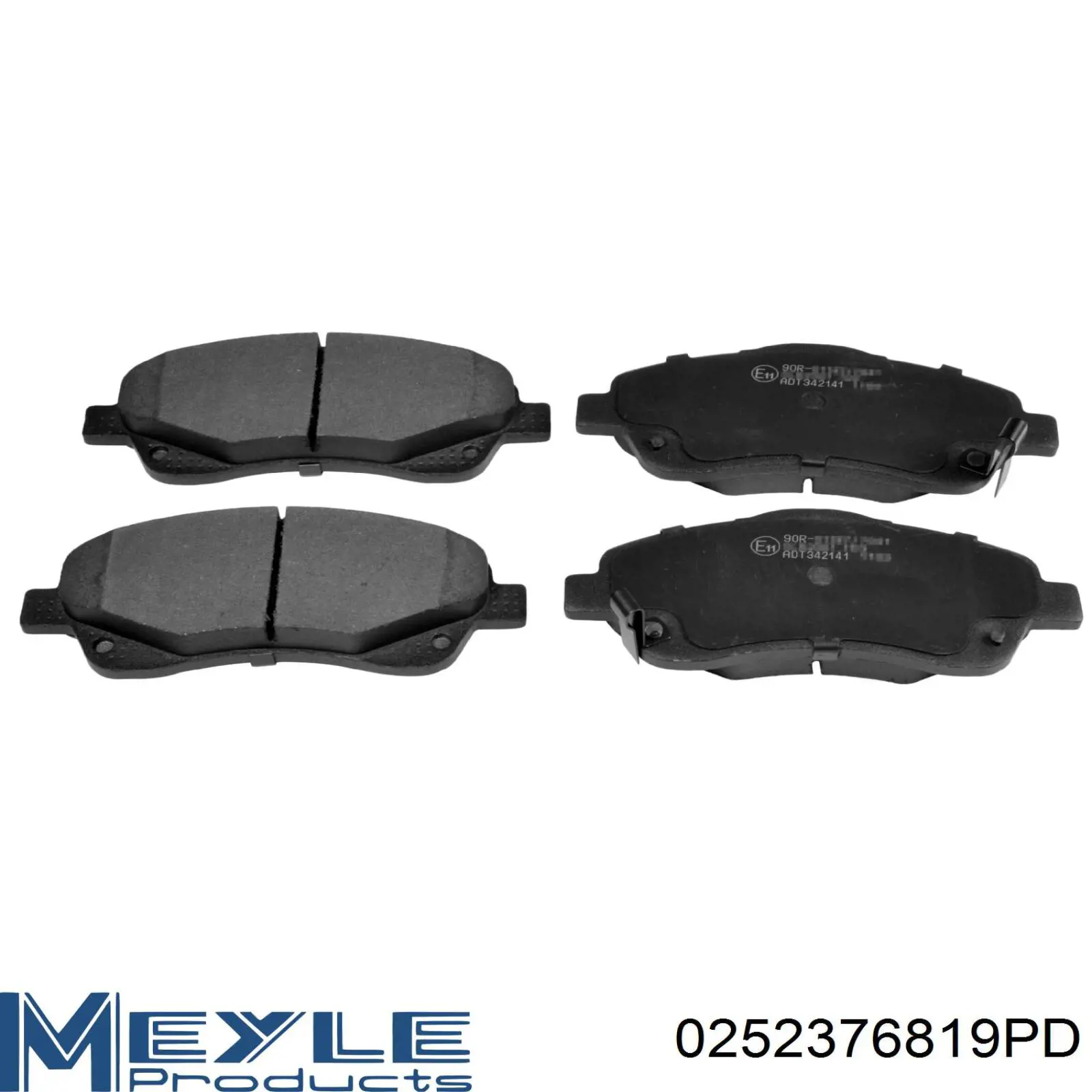 Передние тормозные колодки 301665 VALEO
