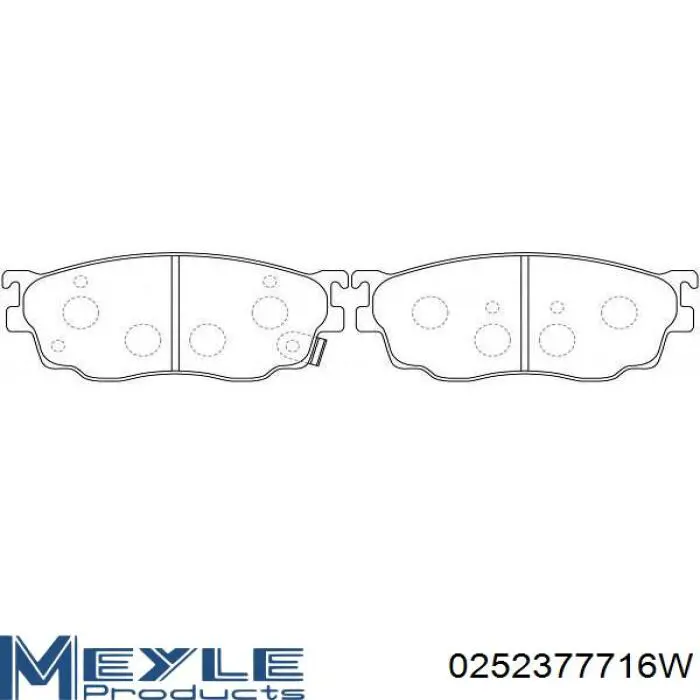 Передние тормозные колодки GDB3253S TRW