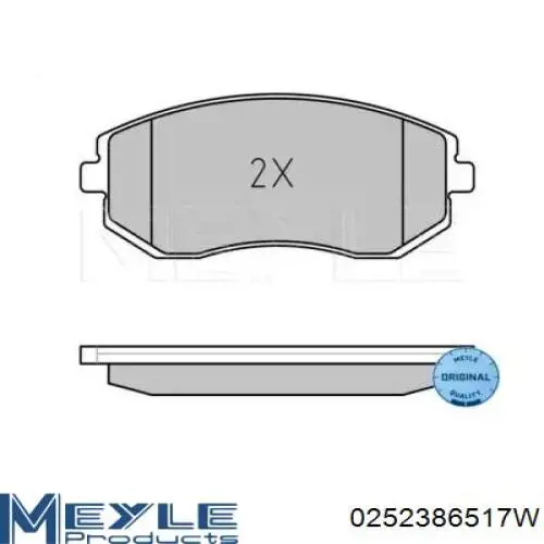 986494363 Bosch Колодки передние