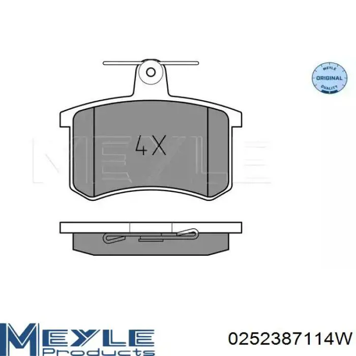 Задние дисковые колодки Rotinger RT1PD18070