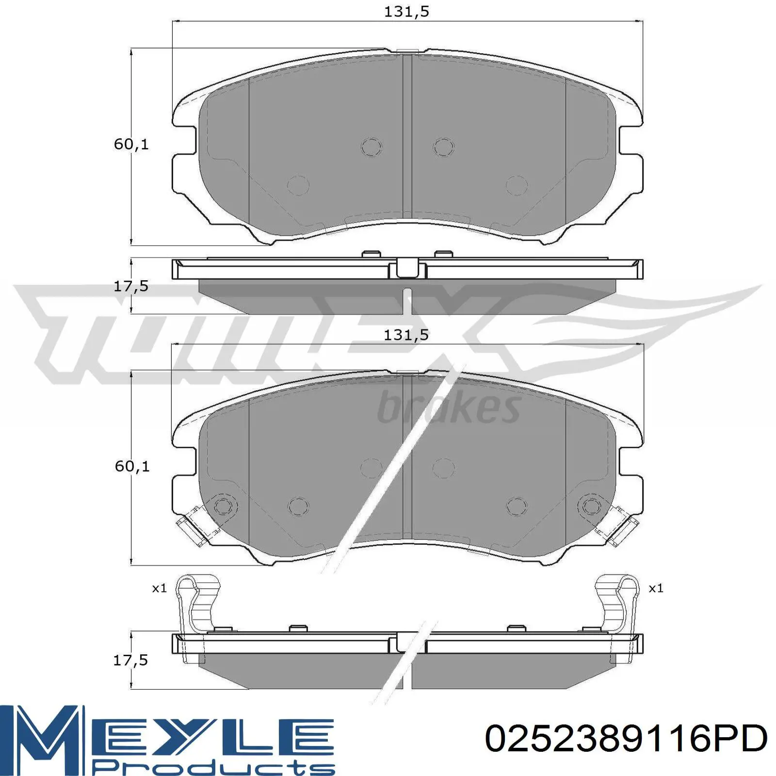 Колодки InA-For INF111369 цена, от 16.62 USD