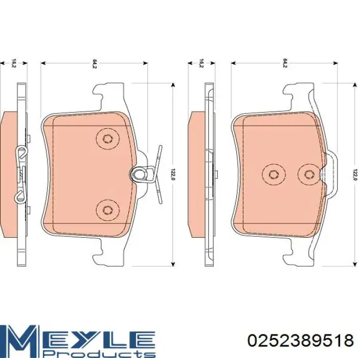 Передние тормозные колодки DP42191R EBC Brakes