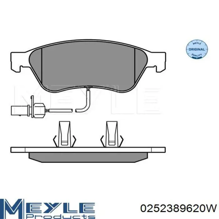 Колодки Meyle 0252389620PD цена, от 57.18 USD