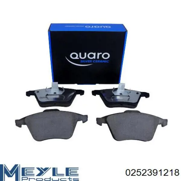 0252391218 Meyle Колодки передние