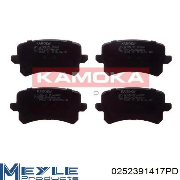 Колодки дисковые  Meyle 0252391417PD цена, от 31.25 USD