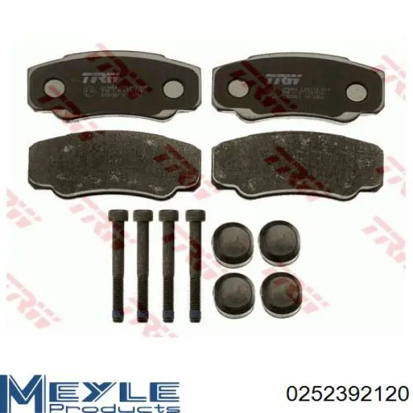 Задние тормозные колодки 040190 Transporterparts