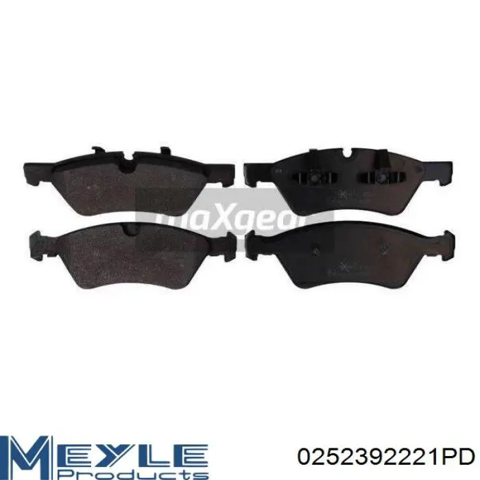 0252392221PD Meyle Колодки передние