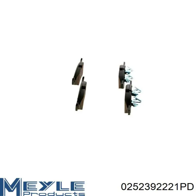 Колодки Meyle 0252392221PD цена, от 57.12 USD