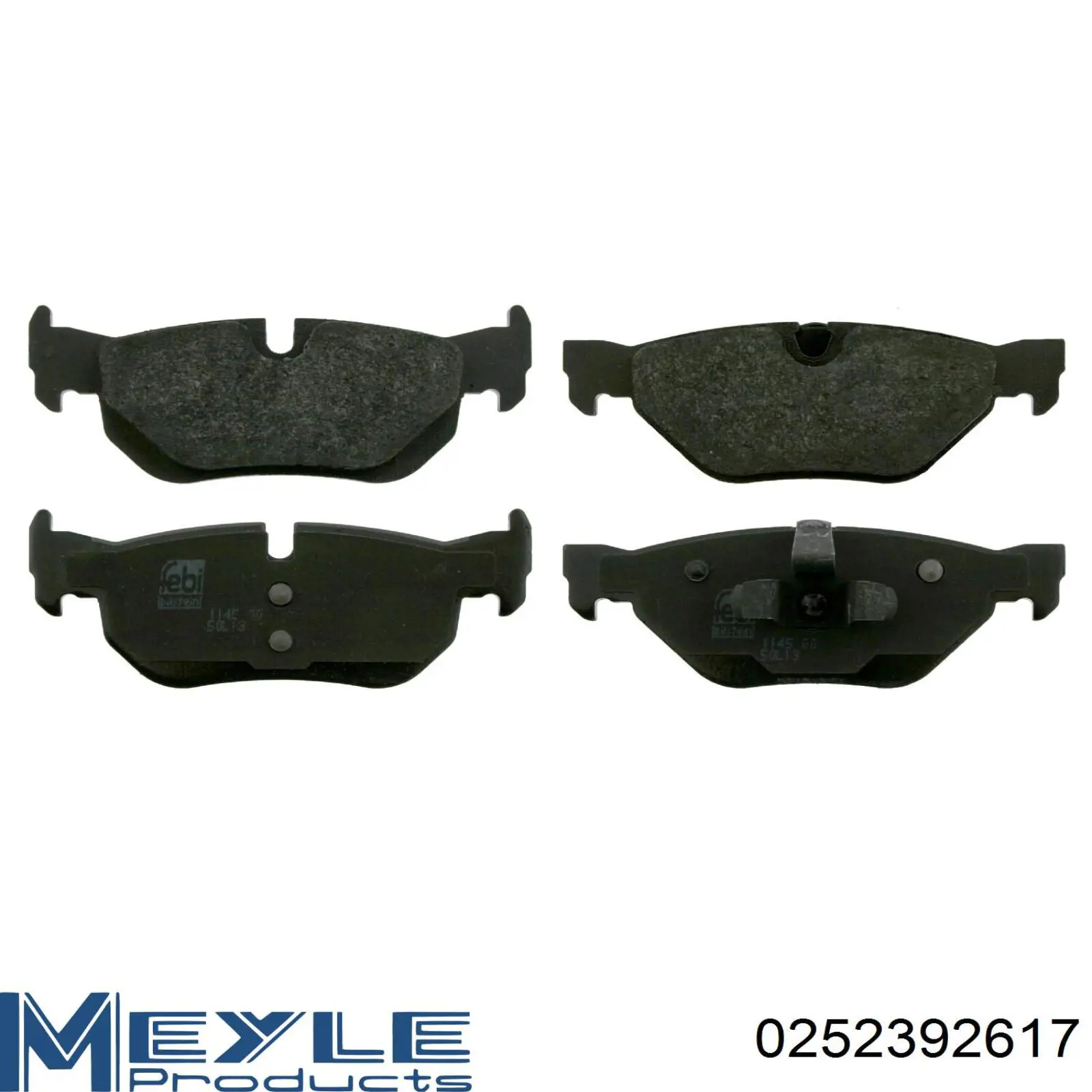 Задние тормозные колодки 302413 VALEO