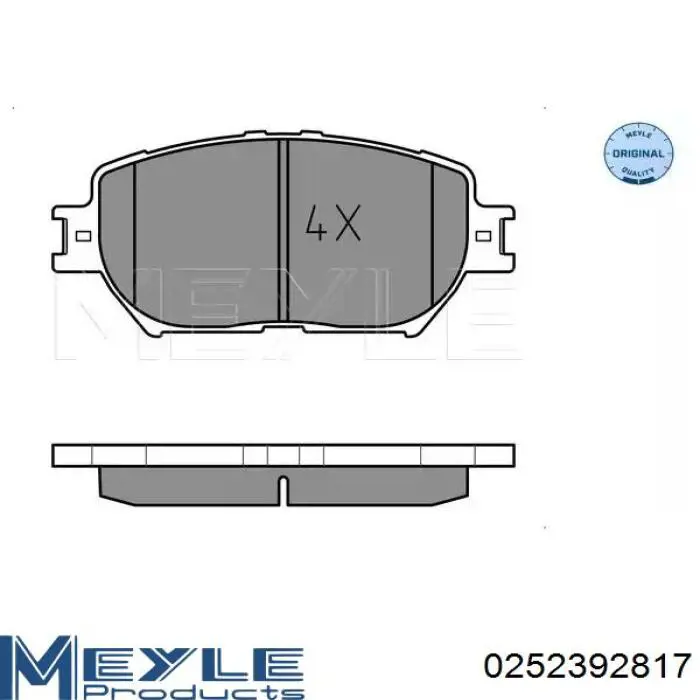 GJYC3323Z Mazda колодки тормозные передние дисковые