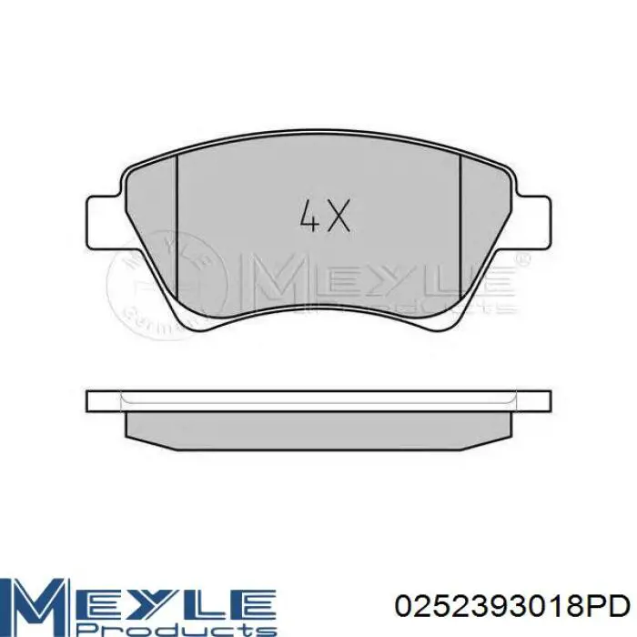 Купить S700040 Polcar Колодки тормозные