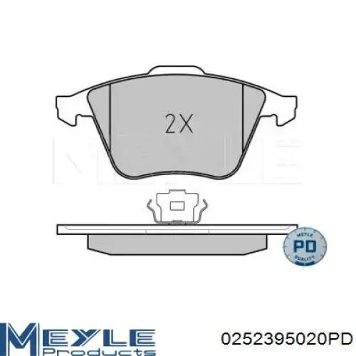 Передние тормозные колодки 986494271 Bosch