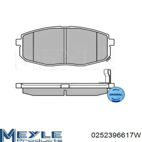 Купить 0252396617PD Meyle Колодки тормозные