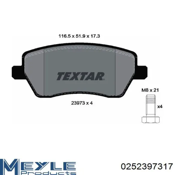 Купить 410601817R Renault (RVI) Колодки тормозные