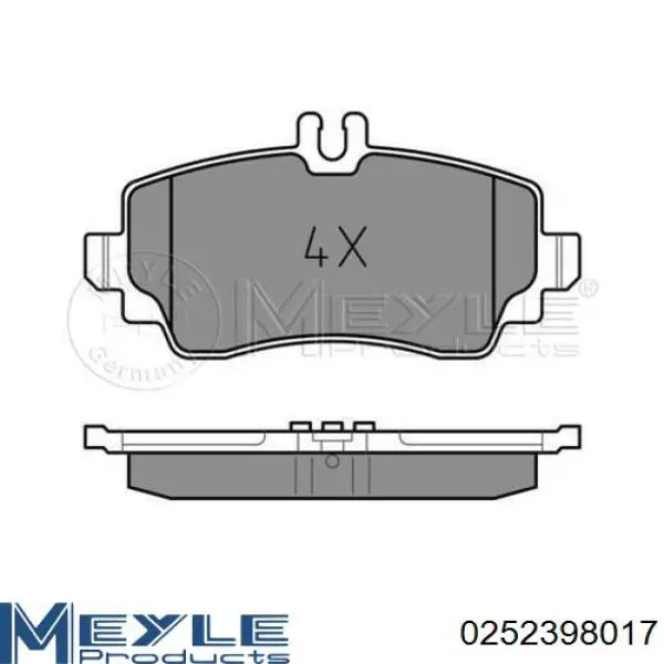 Задние дисковые колодки Renault (RVI) 8660006306