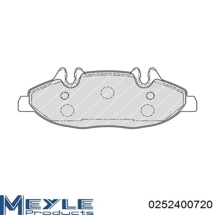 Купить 0252400720 Meyle Колодки тормозные