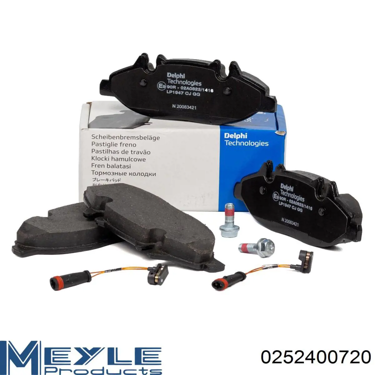 Колодки Meyle 0252400720 цена, от 26.24 USD