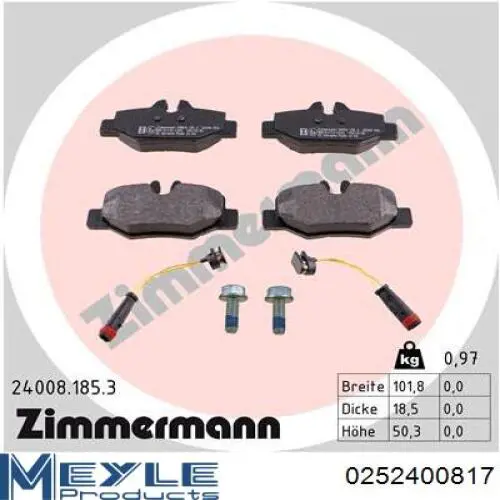 Колодки дисковые  Mercedes 14211010 цена, от 18.26 USD