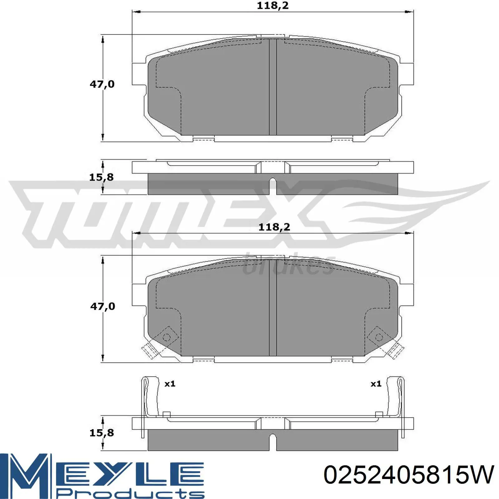 Купить 583023ED02 Hyundai/Kia Колодки тормозные задние, дисковые