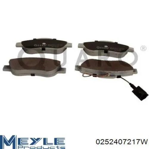 Купить 0252407217W Meyle Колодки тормозные