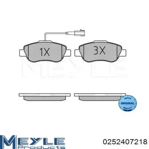 Передние тормозные колодки JQ101152 Kamoka