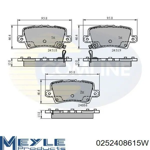 Задние дисковые колодки ABE C24014ABEP