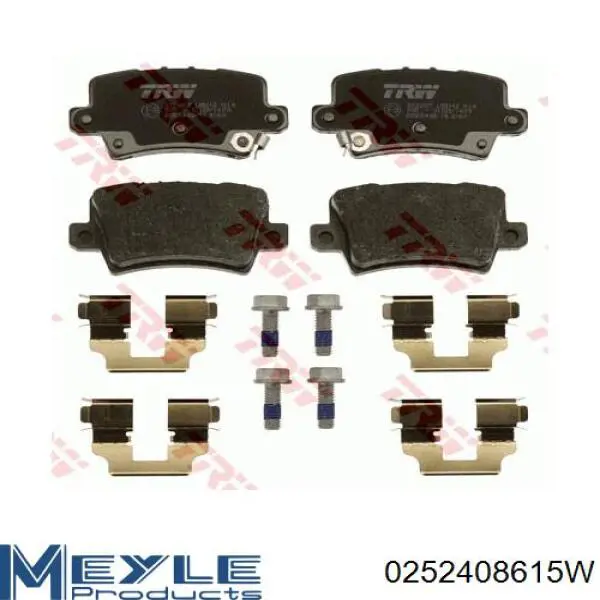 Задние дисковые колодки Febest 0301FDR