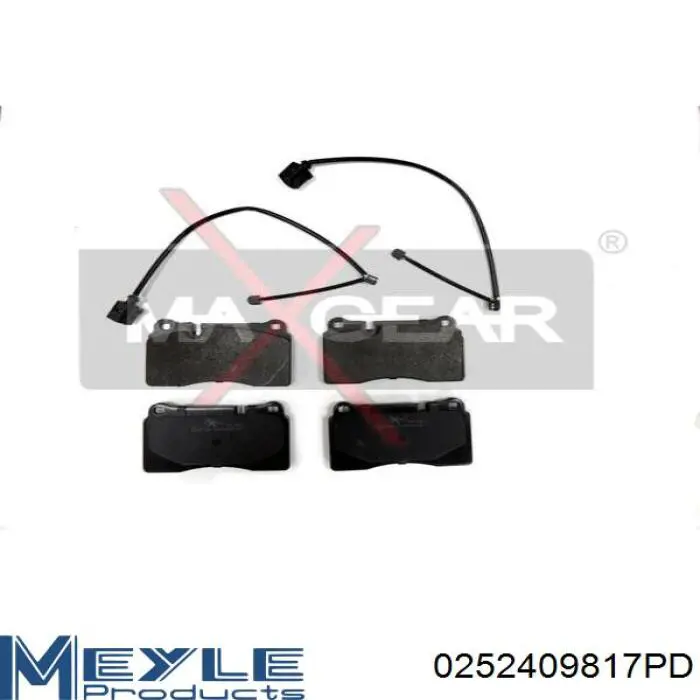 Тормозные колодки Meyle 0252409817PD