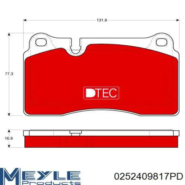 Передние тормозные колодки PA0933AF Japan Parts