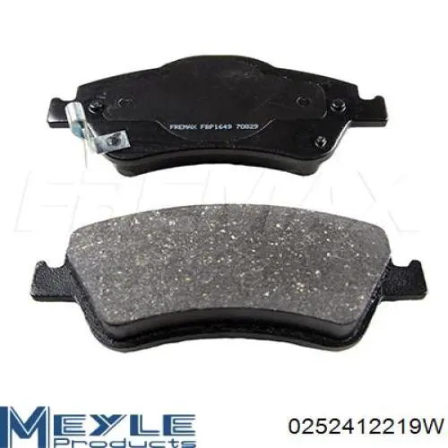 Колодки Meyle 0252412219W цена, от 22.94 USD