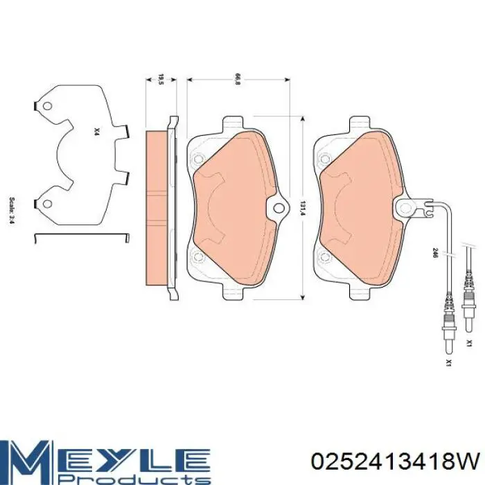 Купить 425335 Peugeot/Citroen Колодки тормозные