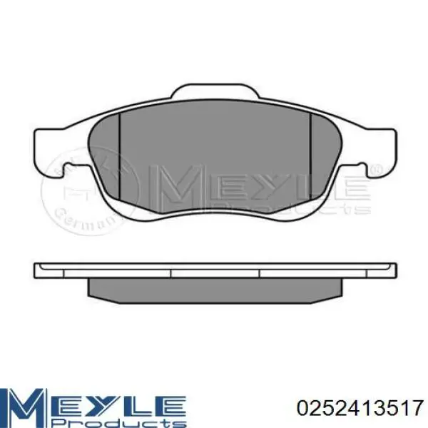 Задние дисковые колодки Rotinger RT1PD18920