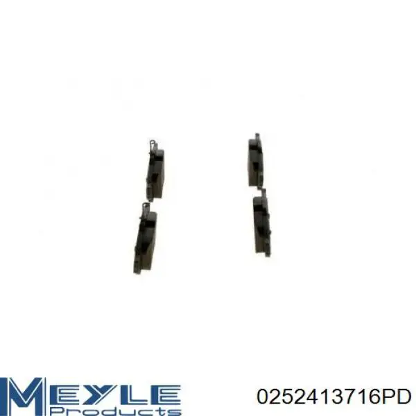 Колодки дисковые  Meyle 0252413716PD цена, от 32.28 USD
