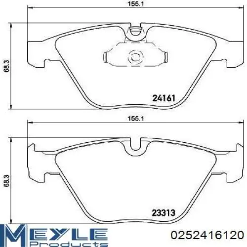 Передние тормозные колодки DP42006R EBC Brakes
