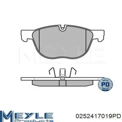 Купить 0252417019PD Meyle Колодки тормозные