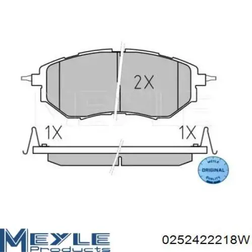 Купить B111357 Denckermann Колодки тормозные
