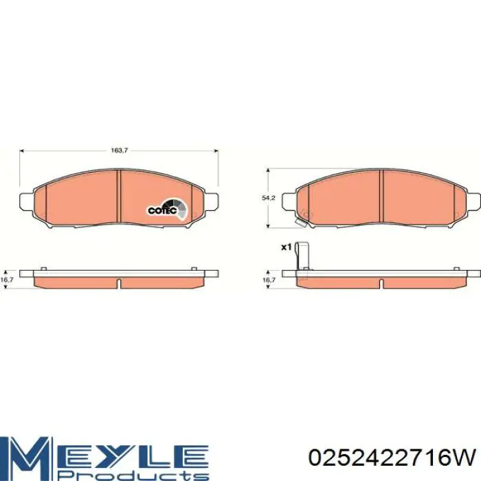 Колодки Raiso RP3520 цена, от 20.25 USD