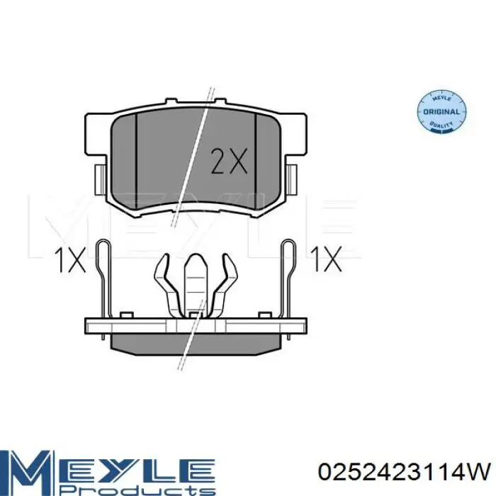 BDS940 Starline Колодки тормозные дисковые комплект