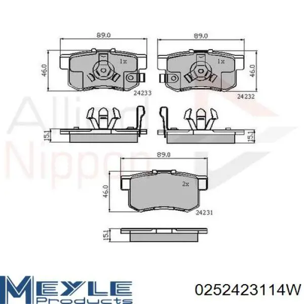 Колодки дисковые  Rotinger RT1PD19720 цена, от 18.36 USD