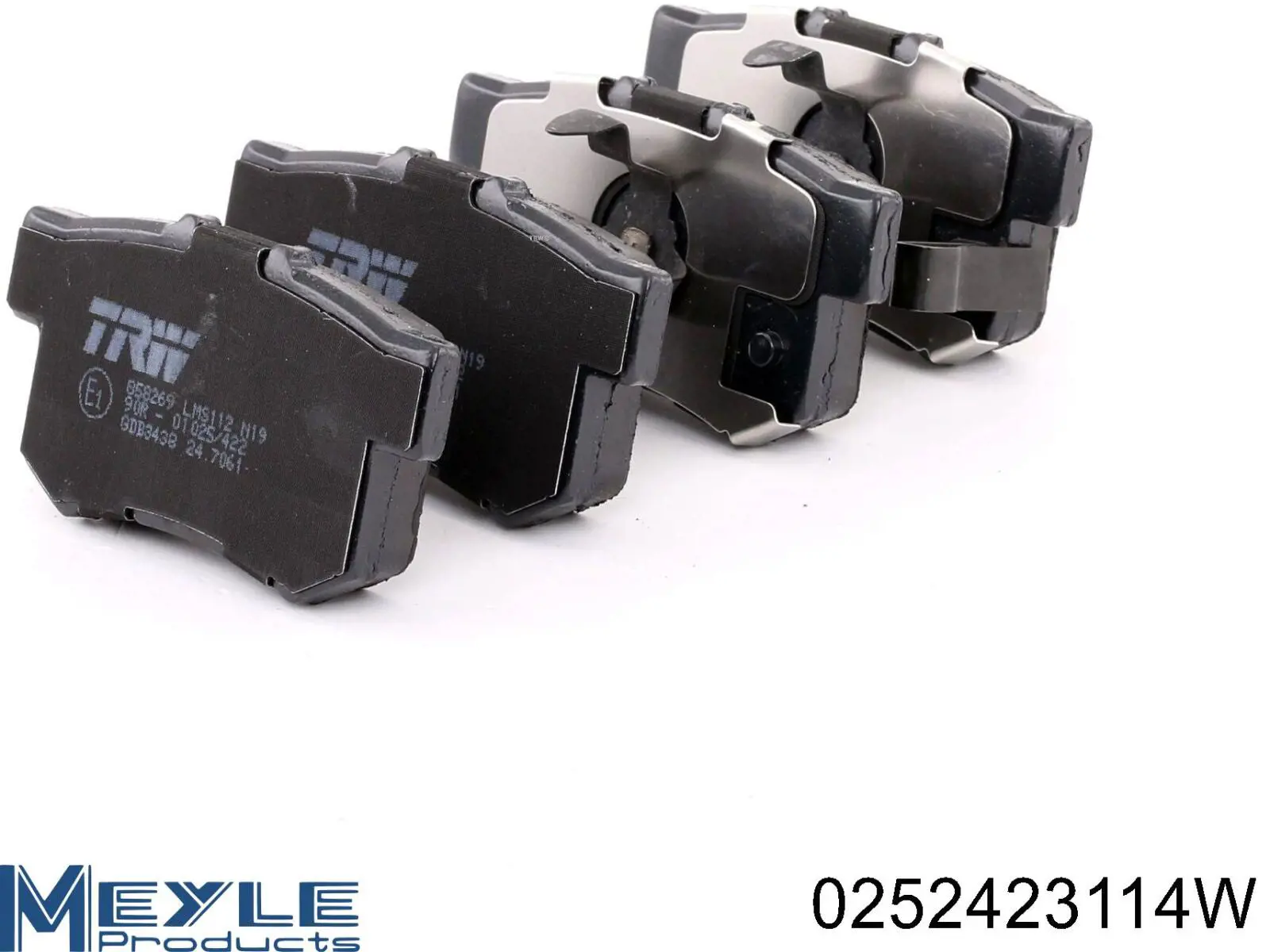 Задние тормозные колодки RT1PD19720 Rotinger