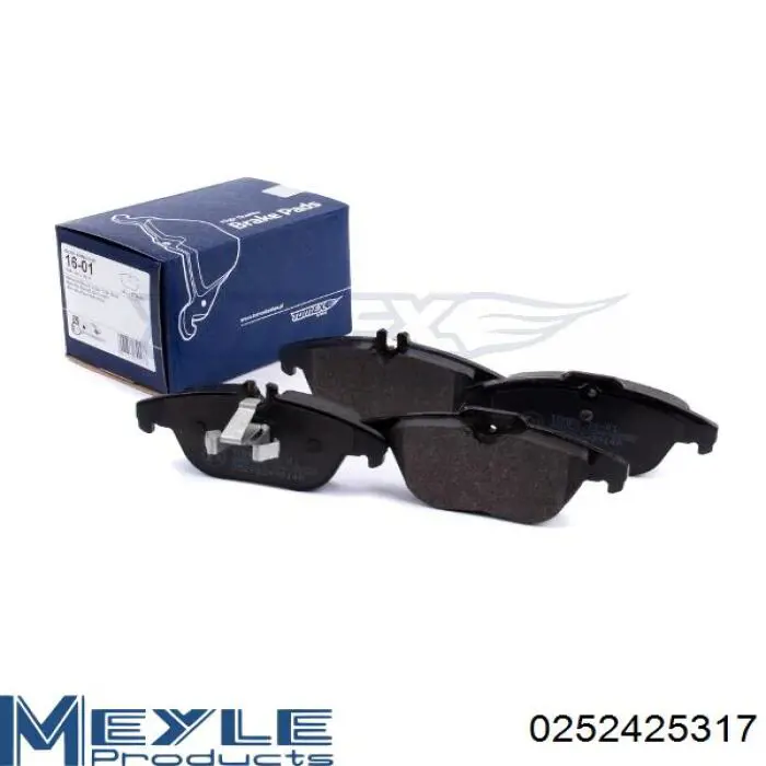 Купить 0252425317 Meyle Колодки тормозные задние, дисковые