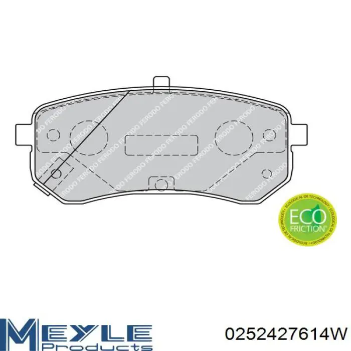 Купить EC1189 ECO Gold Колодки тормозные задние, дисковые