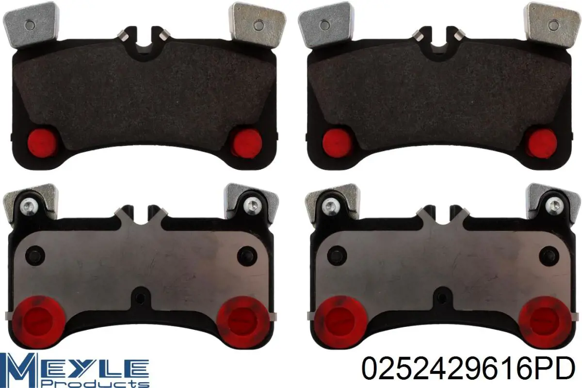 Колодки дисковые  Meyle 0252429616PD цена, от 55.42 USD