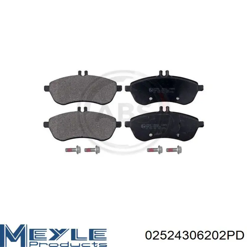 Колодки Meyle 02524306202PD цена, от 31.84 USD