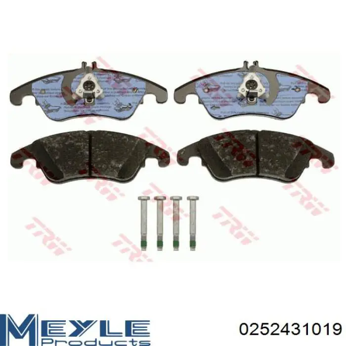 Передние тормозные колодки 601388 VALEO