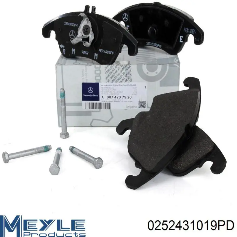 Передние тормозные колодки 5420102005 Mercedes