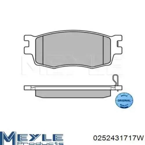 Sapatas do freio dianteiras de disco S581011JA10 Hyundai/Kia