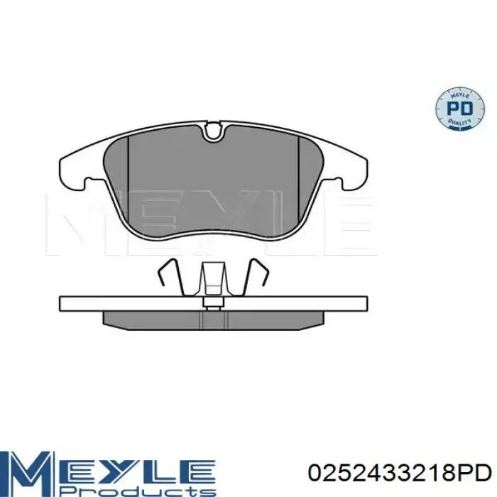 Передние тормозные колодки 0252433218PD Meyle